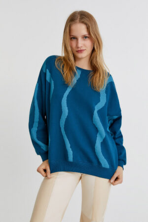 Áo nỉ Tie-Dye Lines