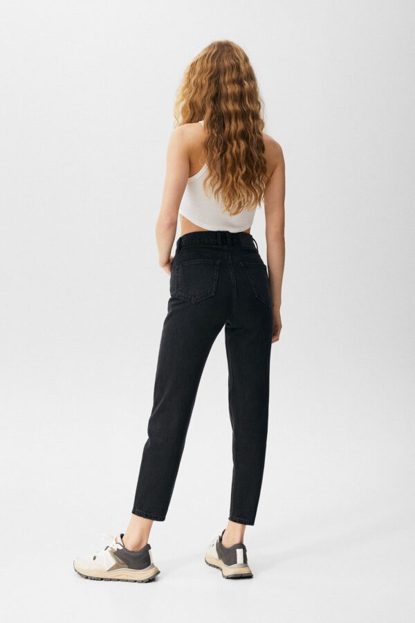 Quần Jeans Mẹ Cơ Bản - Ảnh 4