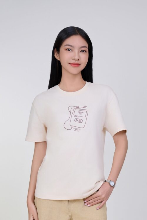 Áo thun Relax nữ in hình nhạc sôi động WTS 2408