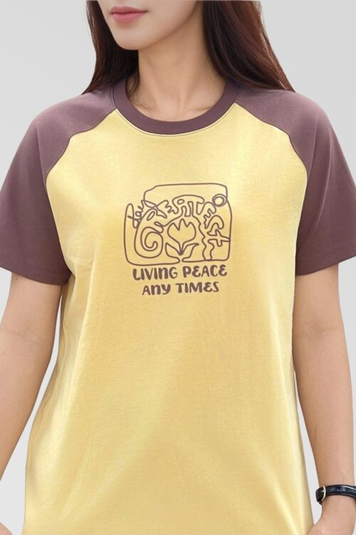 Áo thun tay lỡ Raglan in họa tiết Greatest Day WTS 2418 dành cho nữ